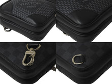 Load image into Gallery viewer, LOUIS VUITTON ルイヴィトン ショルダーバッグ N50012 アマゾンスリングバッグ ダミエグラフィット ブラック 美品 中古 58091