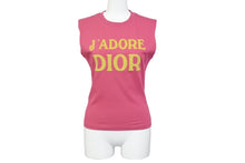 Load image into Gallery viewer, 極美品 Christian Dior クリスチャンディオール タンクトップ ノースリーブ J&#39;ADORE DIOR 2A12155300 ピンク系 中古 58097