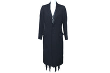 Load image into Gallery viewer, Christian Dior クリスチャンディオール ロングコート ウール ラムスキン キュプラ ブラック サイズ40 美品 中古 58098