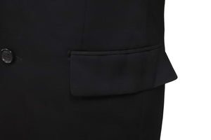 Christian Dior クリスチャンディオール ロングコート ウール ラムスキン キュプラ ブラック サイズ40 美品 中古 58098