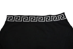 未使用品 VERSACE ヴェルサーチ グレカ ボーダー トランクス メデューサ ブラック ホワイト サイズ48 58106 