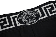 画像をギャラリービューアに読み込む, 未使用品 VERSACE ヴェルサーチ グレカ ボーダー トランクス メデューサ ブラック ホワイト サイズ48 58106 