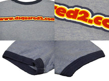 Load image into Gallery viewer, DSQUARED2 ディースクエアード 半袖Ｔシャツ トップス OPEN 24hrs コットン ブルー レッド サイズS レディース 美品 中古 58112