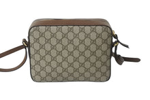 Load image into Gallery viewer, 新品同様 GUCCI グッチ ホースビット 1955 スモール ショルダーバッグ ブラウン GGスプリームキャンバス 645454 中古 58122