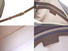 Load image into Gallery viewer, 新品同様 GUCCI グッチ ホースビット 1955 スモール ショルダーバッグ ブラウン GGスプリームキャンバス 645454 中古 58122