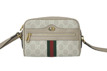 Load image into Gallery viewer, 新品未使用 GUCCI グッチ ショルダーバッグ オフィディア ミニ バッグ ベージュ GGスプリームキャンバス 517350 中古 58123