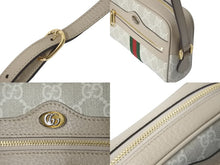 Load image into Gallery viewer, 新品未使用 GUCCI グッチ ショルダーバッグ オフィディア ミニ バッグ ベージュ GGスプリームキャンバス 517350 中古 58123
