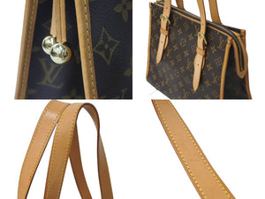 LOUIS VUITTON ルイヴィトン ハンドバッグ M40007 ポパンクール・オ ハンドバッグ モノグラム PVC ブラウン 美品 中古 58126