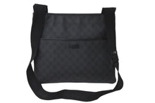 Load image into Gallery viewer, GUCCI グッチ ショルダーバッグ 162904 GGロゴ GGスプリームキャンバス ブラック シルバー金具 メンズ イタリア製 美品 中古 58127