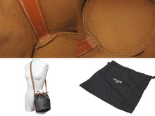 Load image into Gallery viewer, 新品同様品 CELINE セリーヌ ショルダーバッグ 191142BZJ 04LU スモール ドローストリング トリオンフキャンバス タン 中古 58129
