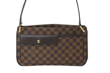 Load image into Gallery viewer, 極美品 LOUIS VUITTON ルイヴィトン ショルダーバッグ N51129 オーバーニュ ダミエエベヌ ブラウン ゴールド金具 中古 58132