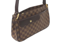 Load image into Gallery viewer, 極美品 LOUIS VUITTON ルイヴィトン ショルダーバッグ N51129 オーバーニュ ダミエエベヌ ブラウン ゴールド金具 中古 58132
