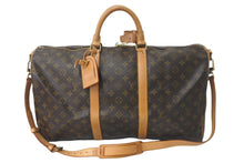 Load image into Gallery viewer, LOUIS VUITTON ルイヴィトン ボストンバッグ キーポル バンドリエール 50 モノグラム M41416 ゴールド 美品 中古 58136
