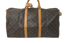 Load image into Gallery viewer, LOUIS VUITTON ルイヴィトン ボストンバッグ キーポル バンドリエール 50 モノグラム M41416 ゴールド 美品 中古 58136