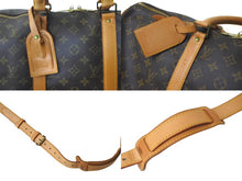 Load image into Gallery viewer, LOUIS VUITTON ルイヴィトン ボストンバッグ キーポル バンドリエール 50 モノグラム M41416 ゴールド 美品 中古 58136