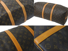 Load image into Gallery viewer, LOUIS VUITTON ルイヴィトン ボストンバッグ キーポル バンドリエール 50 モノグラム M41416 ゴールド 美品 中古 58136