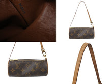 Load image into Gallery viewer, LOUIS VUITTON ルイヴィトン ショルダーバッグ パピヨン30 M51365 ポーチ付き ゴールド金具 美品 中古 58137