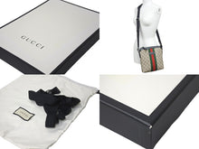 Load image into Gallery viewer, 極美品 GUCCI グッチ ショルダーバッグ GGスプリームフラットメッセンジャー キャンバス 471454 ベージュ シルバー金具 中古 58143