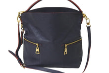Load image into Gallery viewer, LOUIS VUITTON ルイヴィトン ショルダーバッグ M44014 メリー モノグラムアンプラント レザー ネイビー 良品 中古 58145