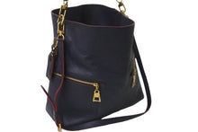 Load image into Gallery viewer, LOUIS VUITTON ルイヴィトン ショルダーバッグ M44014 メリー モノグラムアンプラント レザー ネイビー 良品 中古 58145