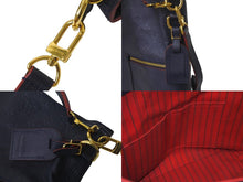 Load image into Gallery viewer, LOUIS VUITTON ルイヴィトン ショルダーバッグ M44014 メリー モノグラムアンプラント レザー ネイビー 良品 中古 58145