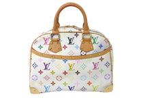 Load image into Gallery viewer, LOUIS VUITTON ルイヴィトン ハンドバッグ M92663 トゥルーヴィル モノグラム ホワイト マルチカラー ゴールド 美品 中古 58149