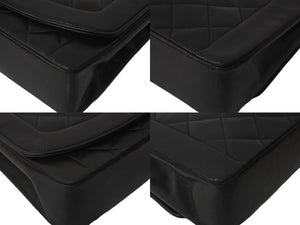 CHANEL シャネル ショルダーバッグ ダイアナ 25 2番台 ラムスキン ブラック ゴールド金具 美品 中古 58151