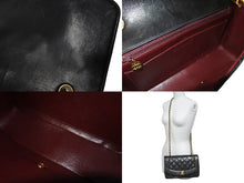 Load image into Gallery viewer, CHANEL シャネル ショルダーバッグ ダイアナ 25 2番台 ラムスキン ブラック ゴールド金具 美品 中古 58151