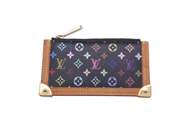 LOUIS VUITTON ルイヴィトン コインケース ポシェットクレ モノグラム マルチカラー 村上隆 M92654 ゴールド金具 美品 中古 58164