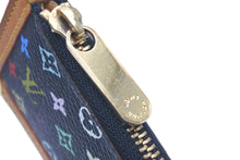 Load image into Gallery viewer, LOUIS VUITTON ルイヴィトン コインケース ポシェットクレ モノグラム マルチカラー 村上隆 M92654 ゴールド金具 美品 中古 58164