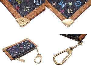 LOUIS VUITTON ルイヴィトン コインケース ポシェットクレ モノグラム マルチカラー 村上隆 M92654 ゴールド金具 美品 中古 58164