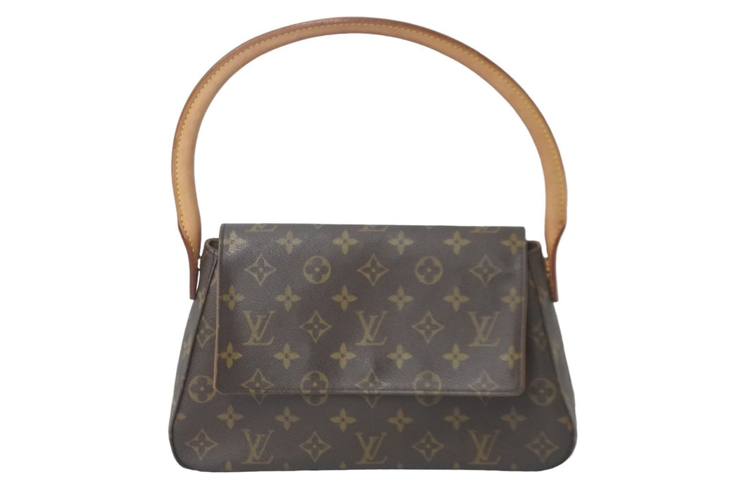 LOUIS VUITTON ルイヴィトン ショルダーバッグ ミニルーピング M51147 ブラウン レディース 美品 中古 58169