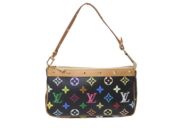 新品同様 LOUIS VUITTON ルイヴィトン モノグラムマルチ ポシェット アクセソワ―ル M92648 村上隆 ワンショルダー 中古 58170
