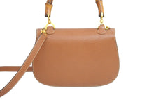 Load image into Gallery viewer, GUCCI グッチ ショルダーバッグ 2WAY ブラウン バンブー レザー 000-2113-0633 ゴールド金具 美品 中古 58177
