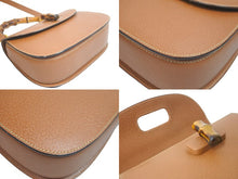 Load image into Gallery viewer, GUCCI グッチ ショルダーバッグ 2WAY ブラウン バンブー レザー 000-2113-0633 ゴールド金具 美品 中古 58177