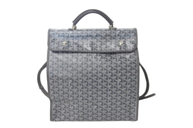 極美品 GOYARD ゴヤール リュック デイパック サンレジェ バックバック PVC レザー グレー 中古 58180