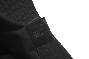 PRADA プラダ バケットハット 帽子 ブラックナイロン 三角ロゴプレート サイズL 良品 中古 58190 
