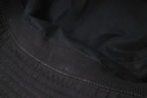 PRADA プラダ バケットハット 帽子 ブラックナイロン 三角ロゴプレート サイズL 良品 中古 58190 