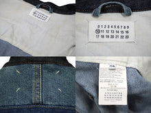 Load image into Gallery viewer, Masion Margiela メゾンマルジェラ デニムジャケット 12AW ブルー コットン サイズ48 S50AM0163 良品 中古 58191
