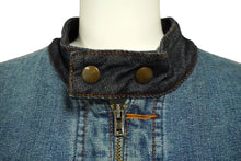 Load image into Gallery viewer, Masion Margiela メゾンマルジェラ デニムジャケット 12AW ブルー コットン サイズ48 S50AM0163 良品 中古 58191