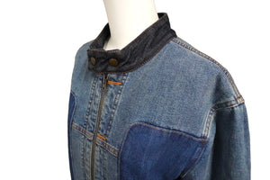 Masion Margiela メゾンマルジェラ デニムジャケット 12AW ブルー コットン サイズ48 S50AM0163 良品 中古 58191