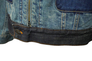 Masion Margiela メゾンマルジェラ デニムジャケット 12AW ブルー コットン サイズ48 S50AM0163 良品 中古 58191