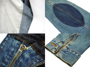 Masion Margiela メゾンマルジェラ デニムジャケット 12AW ブルー コットン サイズ48 S50AM0163 良品 中古 58191
