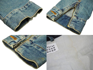 Masion Margiela メゾンマルジェラ デニムジャケット 12AW ブルー コットン サイズ48 S50AM0163 良品 中古 58191
