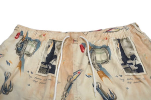 専用　　美品 ラルフローレン スイムショーツ レガッタ rl93 ヴィンテージ 90's POLO SPORT Ralph Lauren RL-67 Swim Shorts LL / ポロ