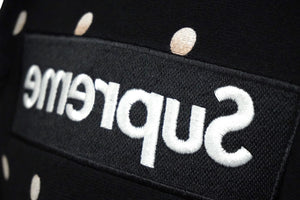 シュプリーム SUPREME COMME des GARCONS ボックスロゴパーカー 2012SS ブラック サイズL 良品 中古 58214