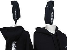 Load image into Gallery viewer, CHROME HEARTS クロムハーツ パーカー フーディー クロス セメタリークロス ブラック サイズM 美品 中古 58215