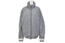 Load image into Gallery viewer, LOUIS VUITTON ルイヴィトン モックネックフルジップジャケット グレー コットン シルバー金具 良品 中古 58216