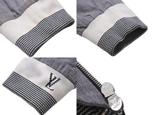 Load image into Gallery viewer, LOUIS VUITTON ルイヴィトン モックネックフルジップジャケット グレー コットン シルバー金具 良品 中古 58216