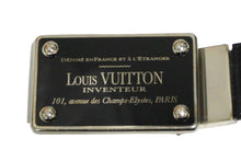 Load image into Gallery viewer, ルイヴィトン LOUIS VUITTON サンチュール・アンヴァントゥール レザーリバーシブルベルト ブラック 難あり 中古 良品 58220